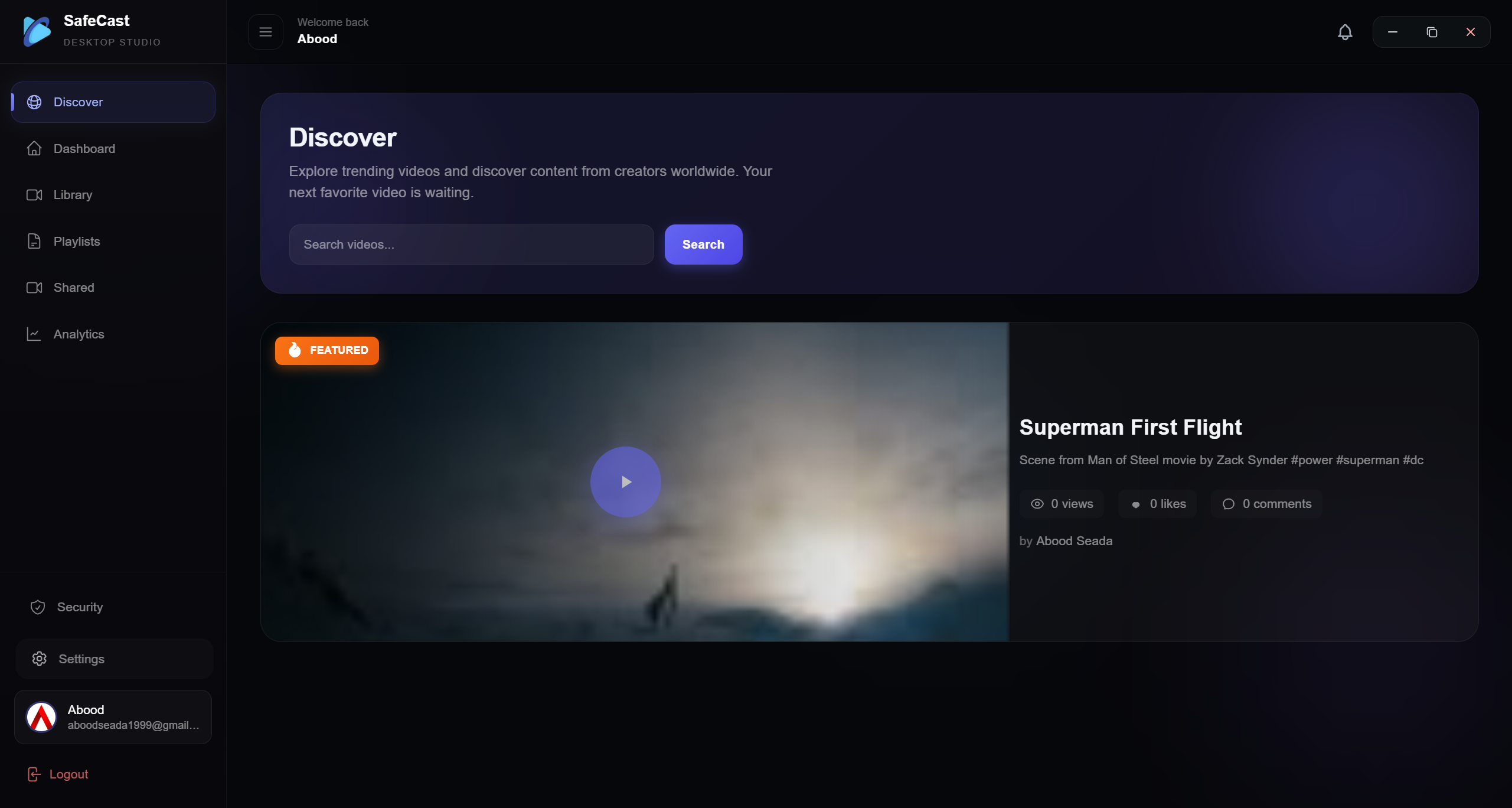 SafeCast screenshot